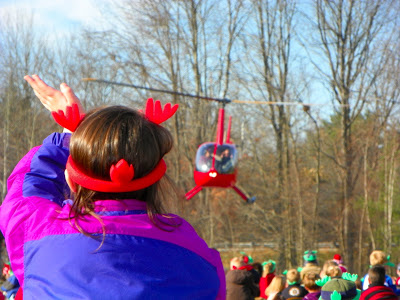 Santa Yankee Candle helicopter